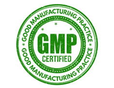 GMP Good Manufacturing Practice certified